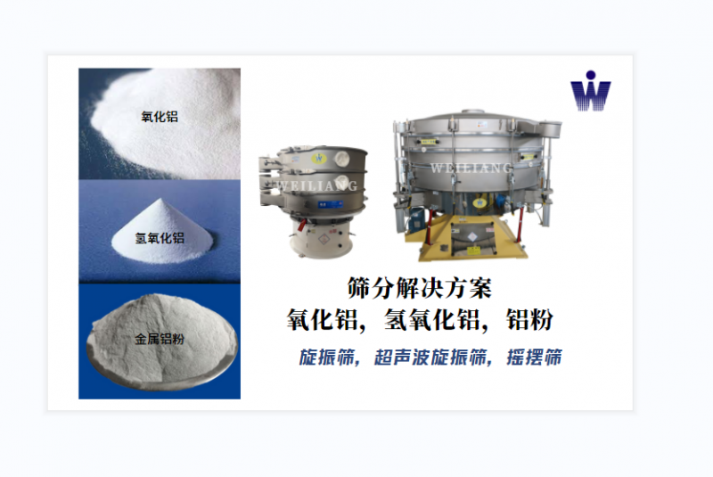 氧化鋁、氫氧化鋁、金屬鋁粉篩分案例